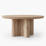 Axel Round Dining Table - Reclaimed Oak