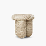 Trio Travertine Side Table