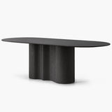 Waves Dining Table - Oak Wood