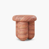 Trio Travertine Side Table