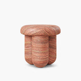 Trio Travertine Side Table