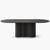 Waves Dining Table - Oak Wood