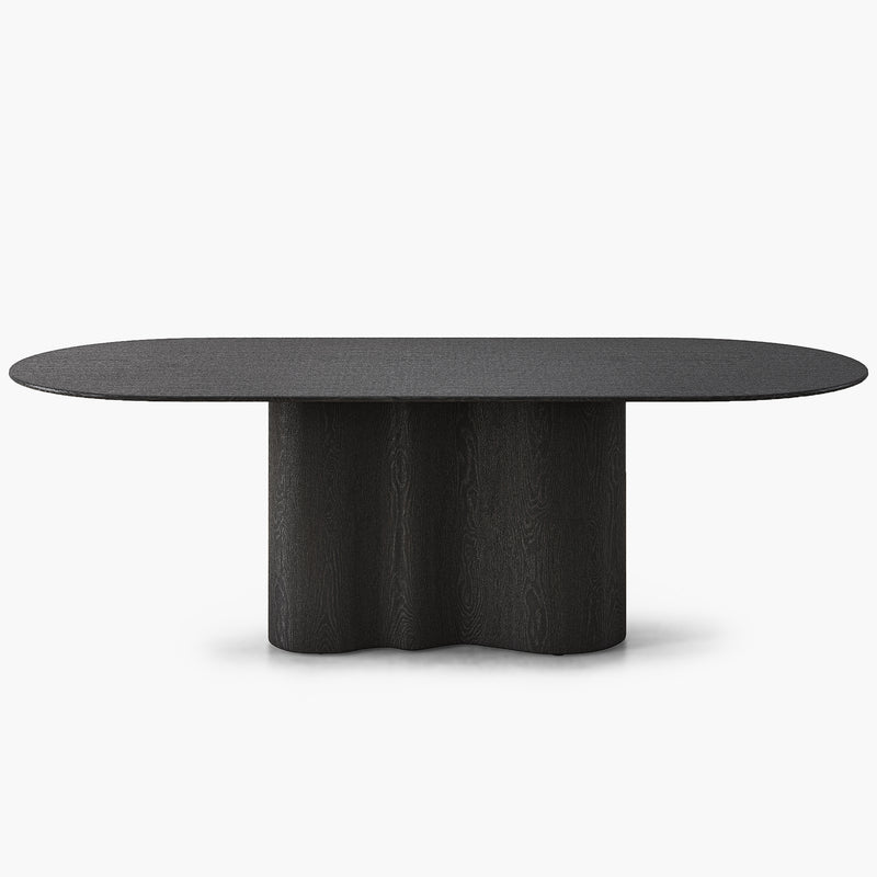 Waves Dining Table - Oak Wood
