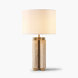 Rosalia Table Lamp - Travertine