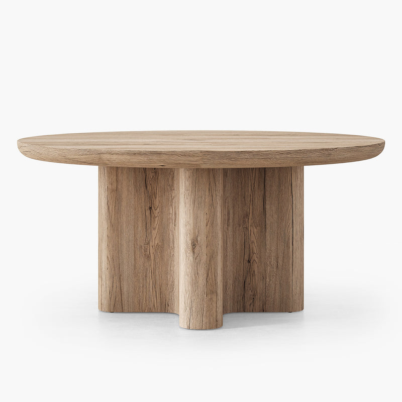 Axel Round Dining Table - Reclaimed Oak