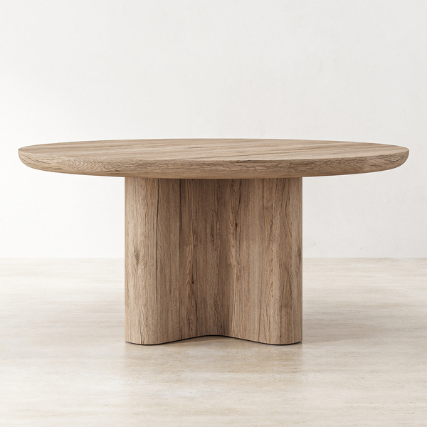 Axel Round Dining Table - Reclaimed Oak