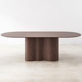 Waves Dining Table - Oak Wood