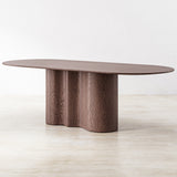 Waves Dining Table - Oak Wood