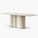 Waves Dining Table - Oak Wood