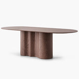Waves Dining Table - Oak Wood