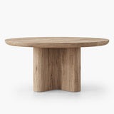Axel Round Dining Table - Reclaimed Oak
