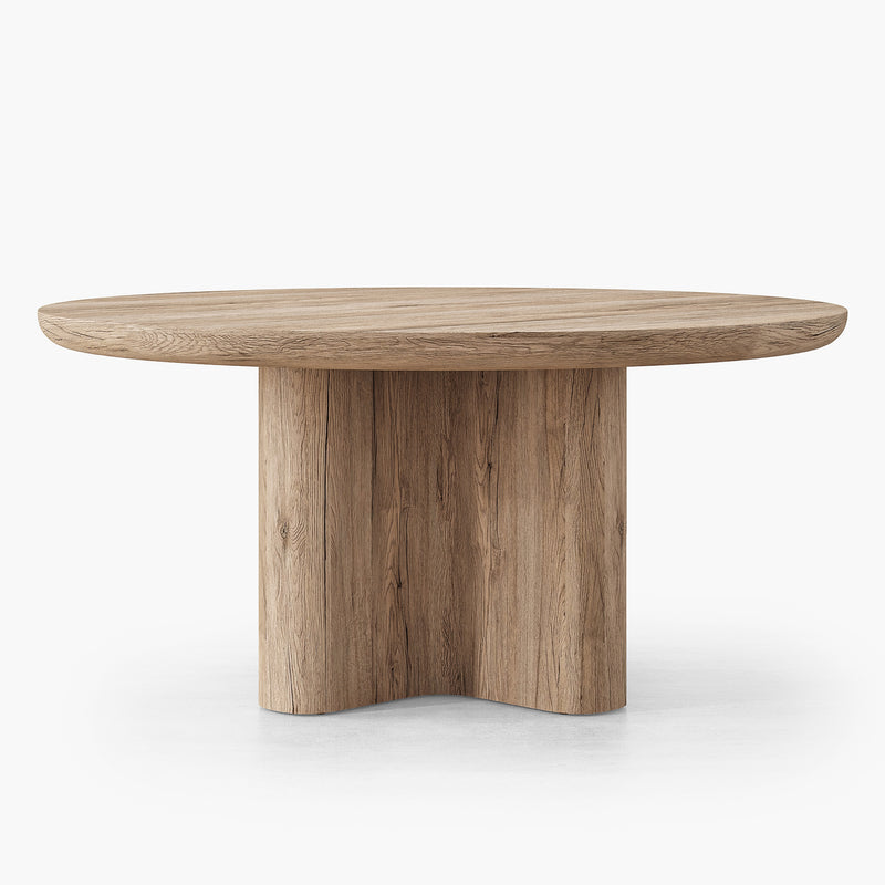 Axel Round Dining Table - Reclaimed Oak