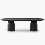 Bullet Rectangle Dining Table - Oak Wood