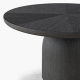 Bullet Round Dining Table - Oak Wood