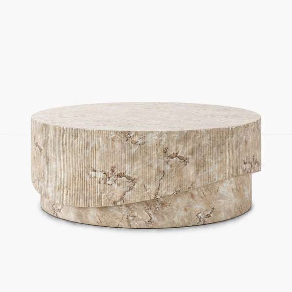 Akan round coffee table