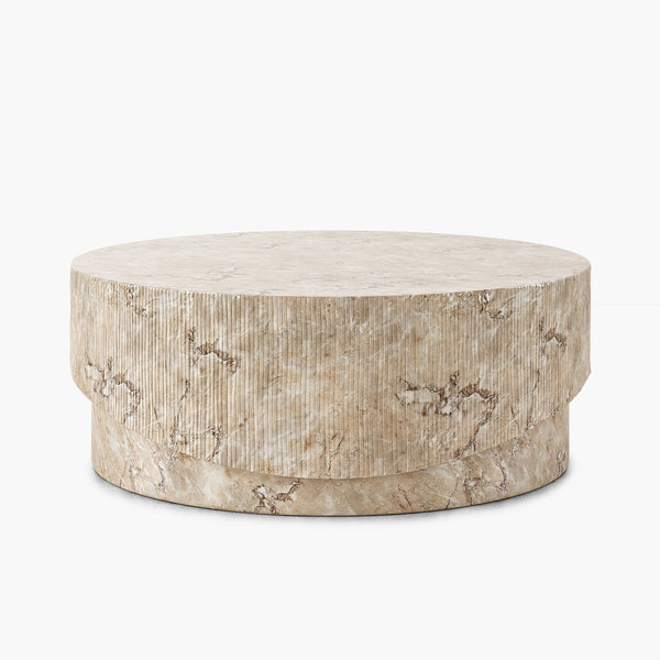 Akan round coffee table