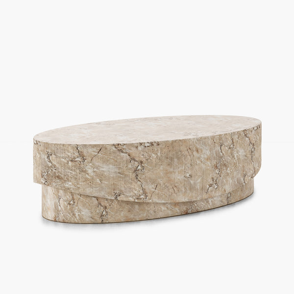 Akan Oval Coffee Table