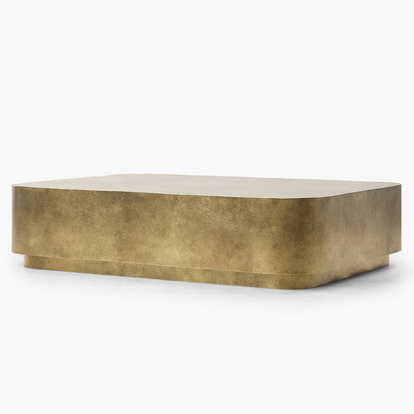 Palazzo Rectangle Coffee Table - Brass