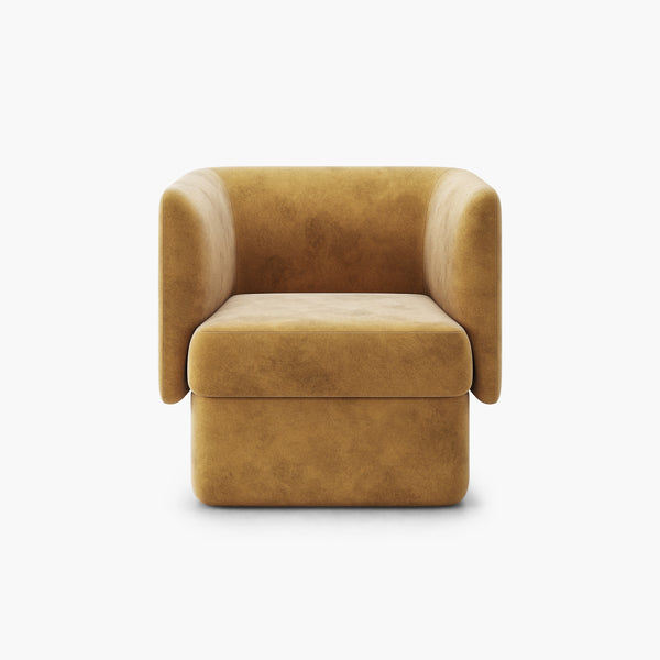 Valentina Lounge Chair - Caramel