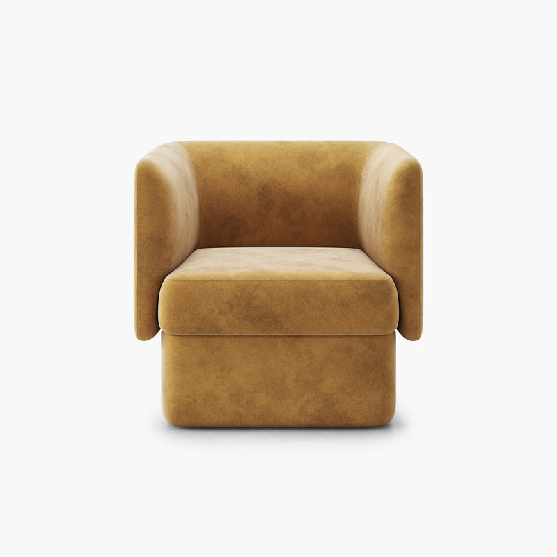 Valentina Lounge Chair - Caramel
