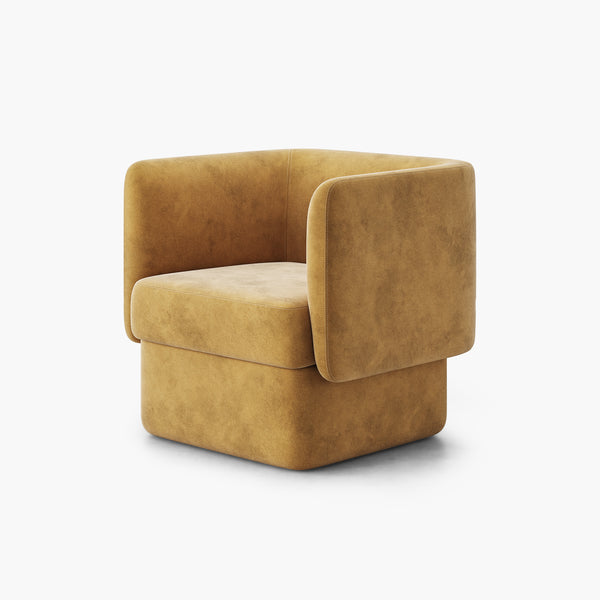 Valentina Lounge Chair - Caramel