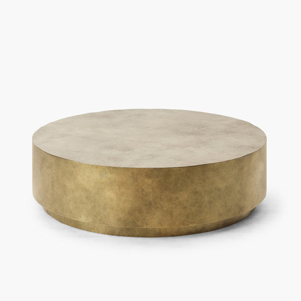 Palazzo Round Coffee Table - Brass
