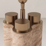 Rosalia Table Lamp - Travertine