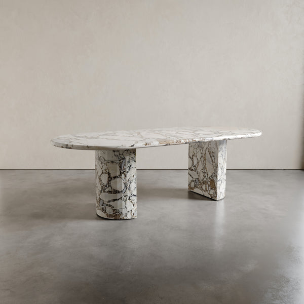 2.4m marble dining table