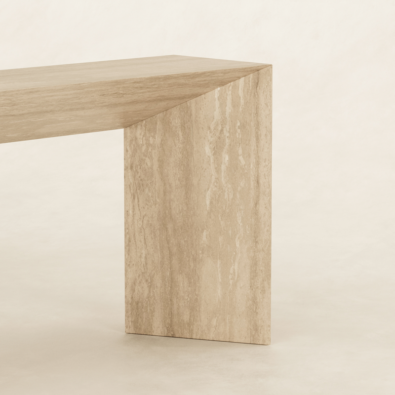 Travertine console online
