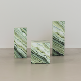 Jade Green Marble Plinths