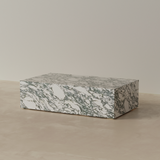 marble plinth coffee table