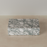 marble plinth coffee table